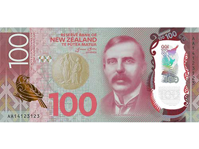 NZ $100 note front