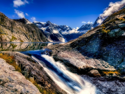 NZ Landscape, water, lake, mountains