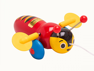Wooden Buzzy Bee Children's Pull Toy