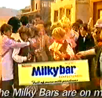Milky Bar Ad, Milky Bar Kid, Children in Old Western Town