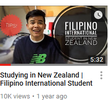 Studying in NZ, Filipino International Student